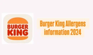 Burger King Allergen Menu