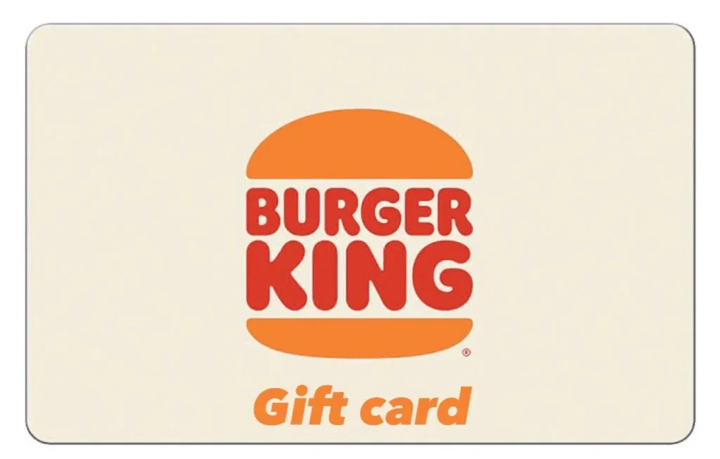 Burger King gift card balance