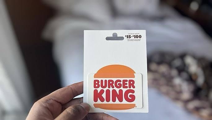 Burger King gift card balance