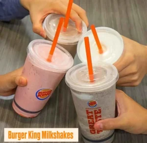 Burger King milkshakes