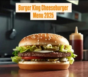 Burger King Cheeseburger Menu